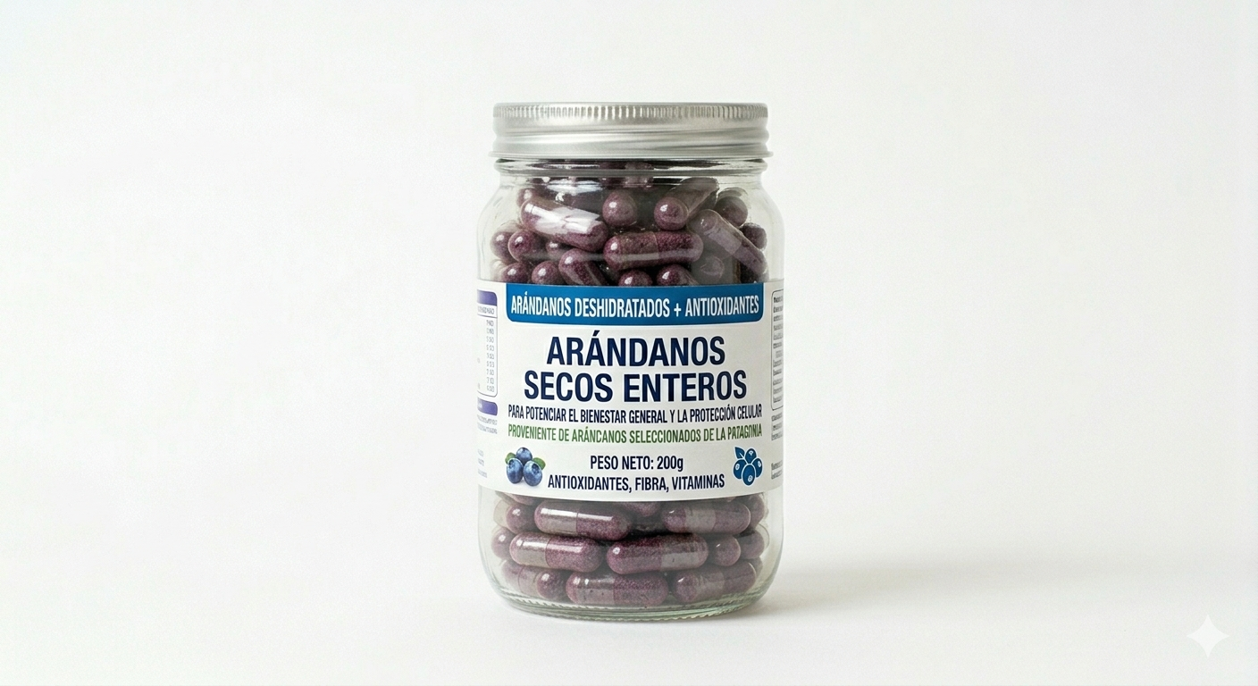 bote_arandanos Mix Brain Boost - Arándanos deshidratados - Imagen 1